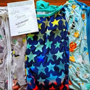 COPY - Little Sleepies 12-18 m Bamboo Pajamas Zippy Sleep Birthday ONLY